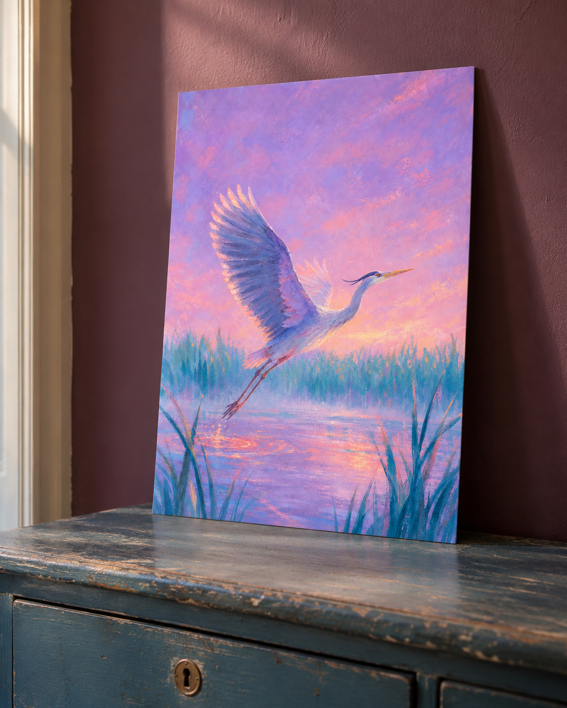 Wetlands Heron
