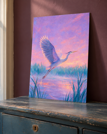 Wetlands Heron
