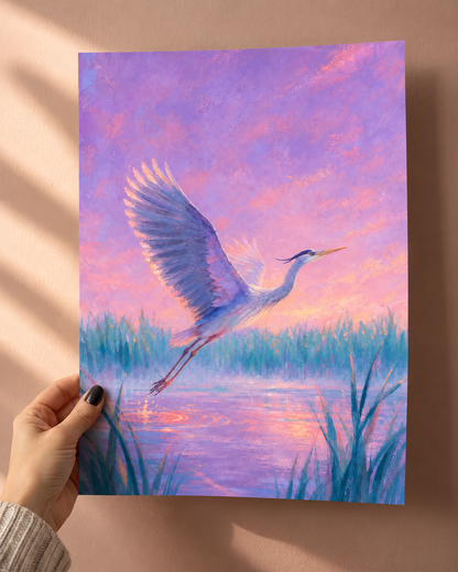 Wetlands Heron
