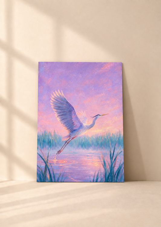 Wetlands Heron