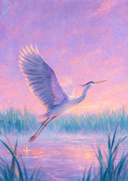 Wetlands Heron