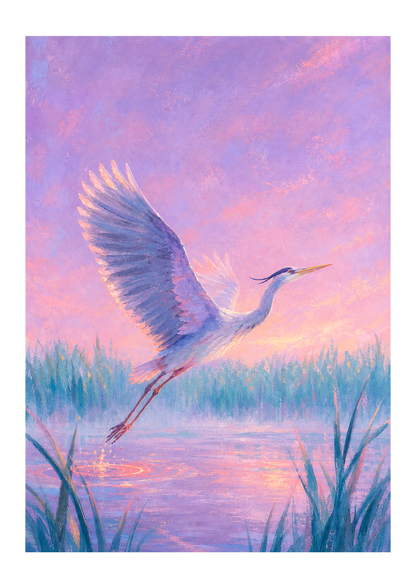 Wetlands Heron
