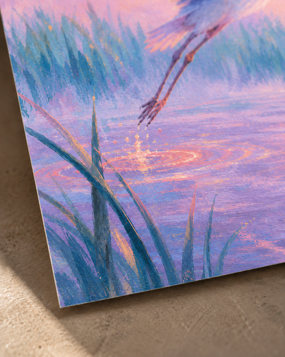 Wetlands Heron