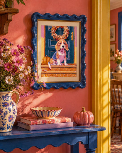 Autumn Beagle | Beagle Art Print