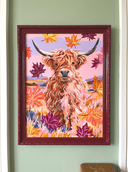 Autumn Highland | Highland Cow Art Print