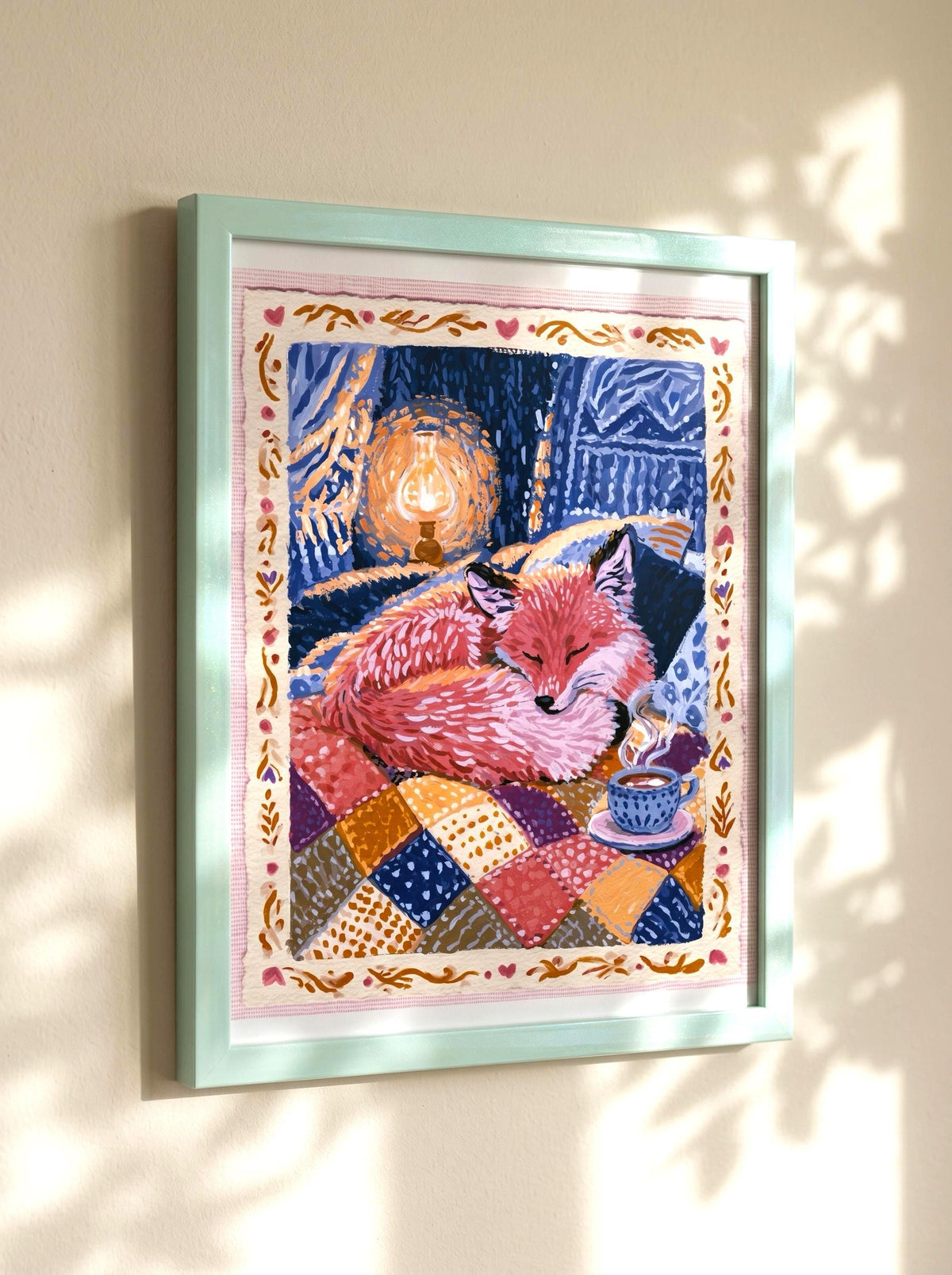 Sleepy Fox | Red Fox Art Print