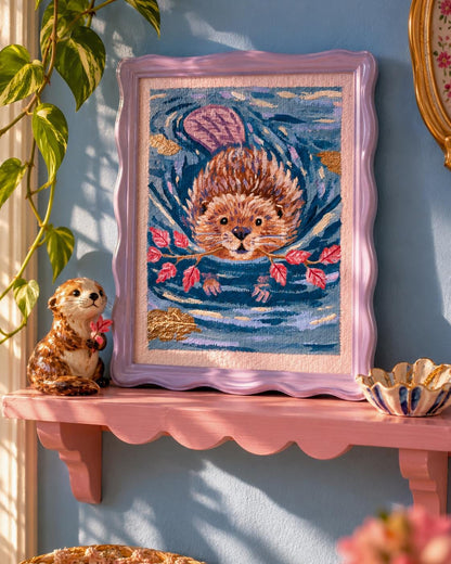 Little Builder | Beaver Art Print