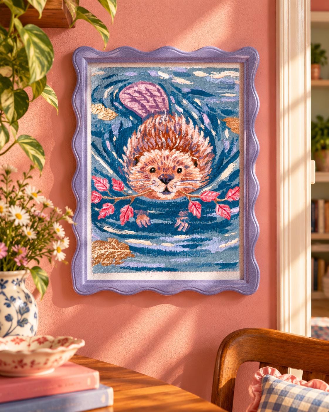 Little Builder | Beaver Art Print
