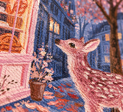 Fawn at the Bakery | Fawn Art Print